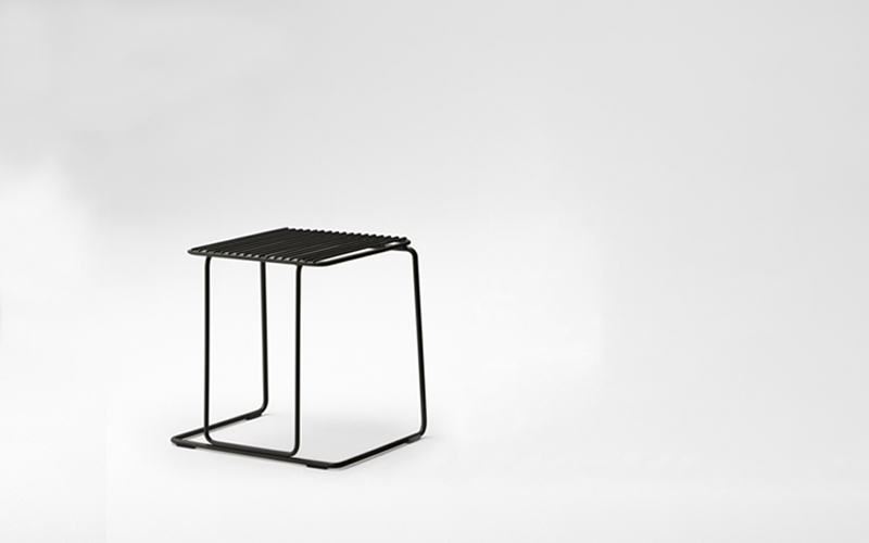 Paperclip Low Stool Designer Outdoor Seating, Outdoor Seating, Stools