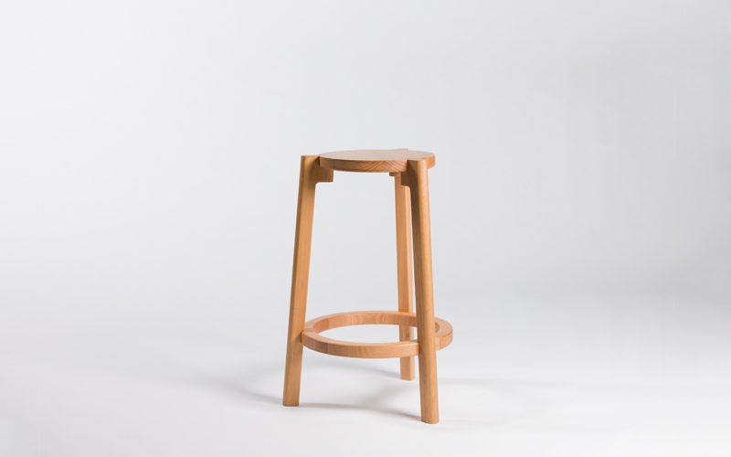 Solid Counter Stool